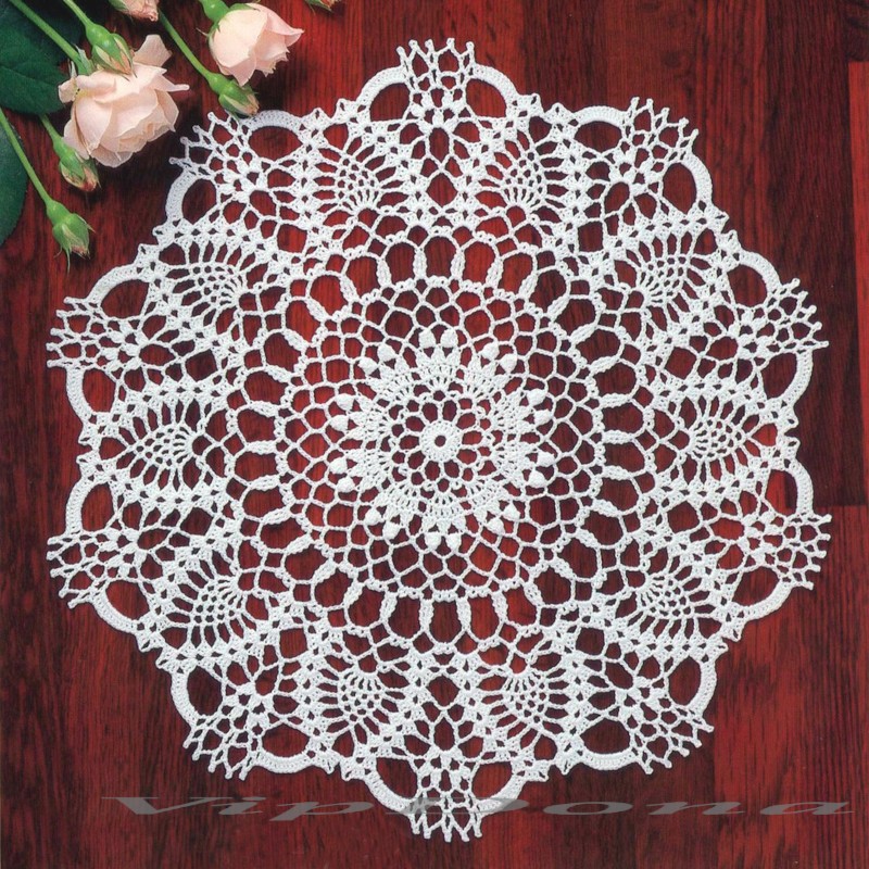 Lace Crochet DOILY 0014