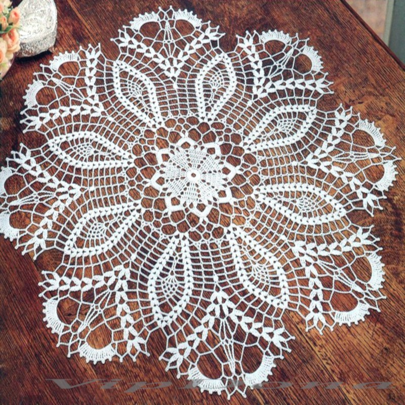 Lace Crochet DOILY 0012