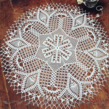 Lace Crochet DOILY 0016